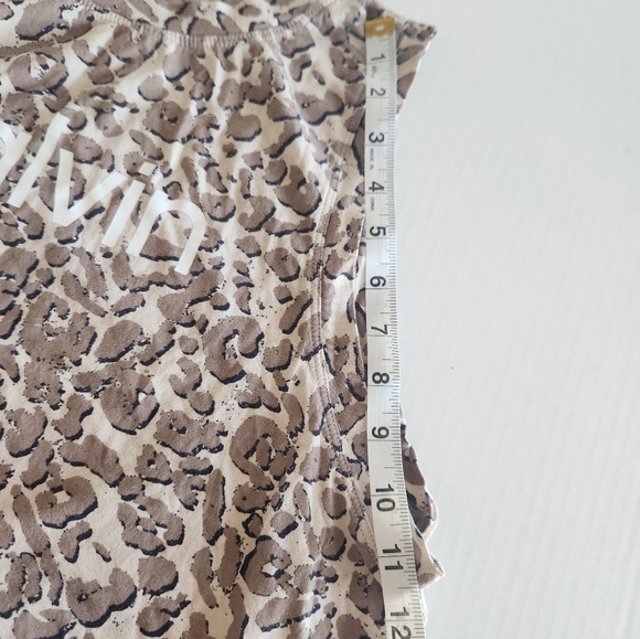 Calvin Klein Performance Women's Crop Top Loose Fit Leopard Print Activewear Med - Picture 5 of 7